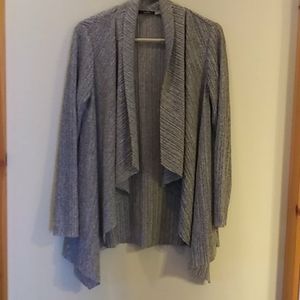 Alfani Open Front Waterfall Collar Cardigan  Size LG.